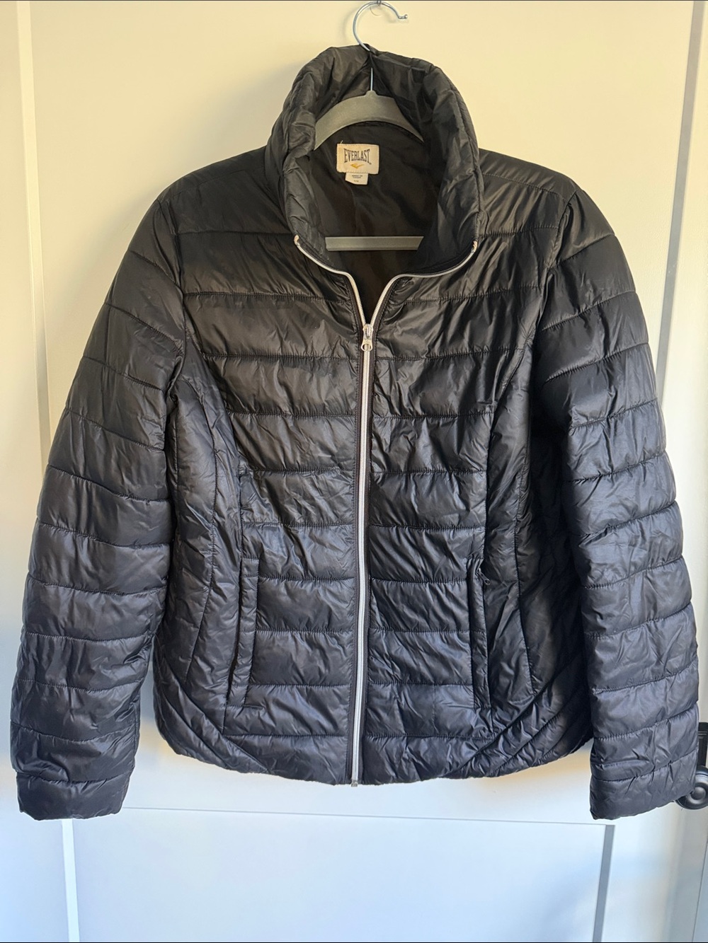 Everlast Women's Black Quilted Packable Puffer Jacket